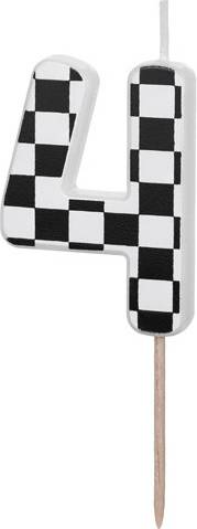 PartyDeco Kagelys Tal Racing Tal 4