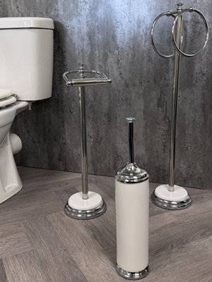 Towel and toilet roll holder Showerdrape Opera 3 Piece Bathroom Accessory Set