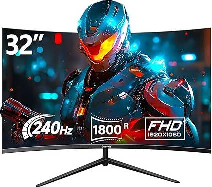 Gawfolk 32 Inch Curved Gaming Monitor