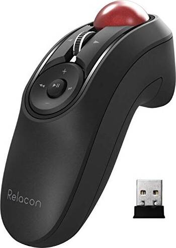 Elecom Relacon Handheld Trackball Mouse M-RT1DRBK
