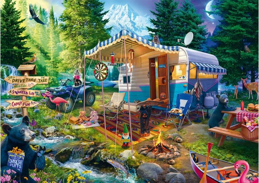 Caravanning In The Mountains