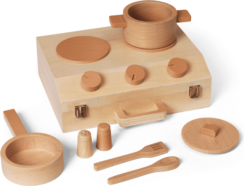 ferm LIVING Toro Suitcase Kitchen Cooking Set