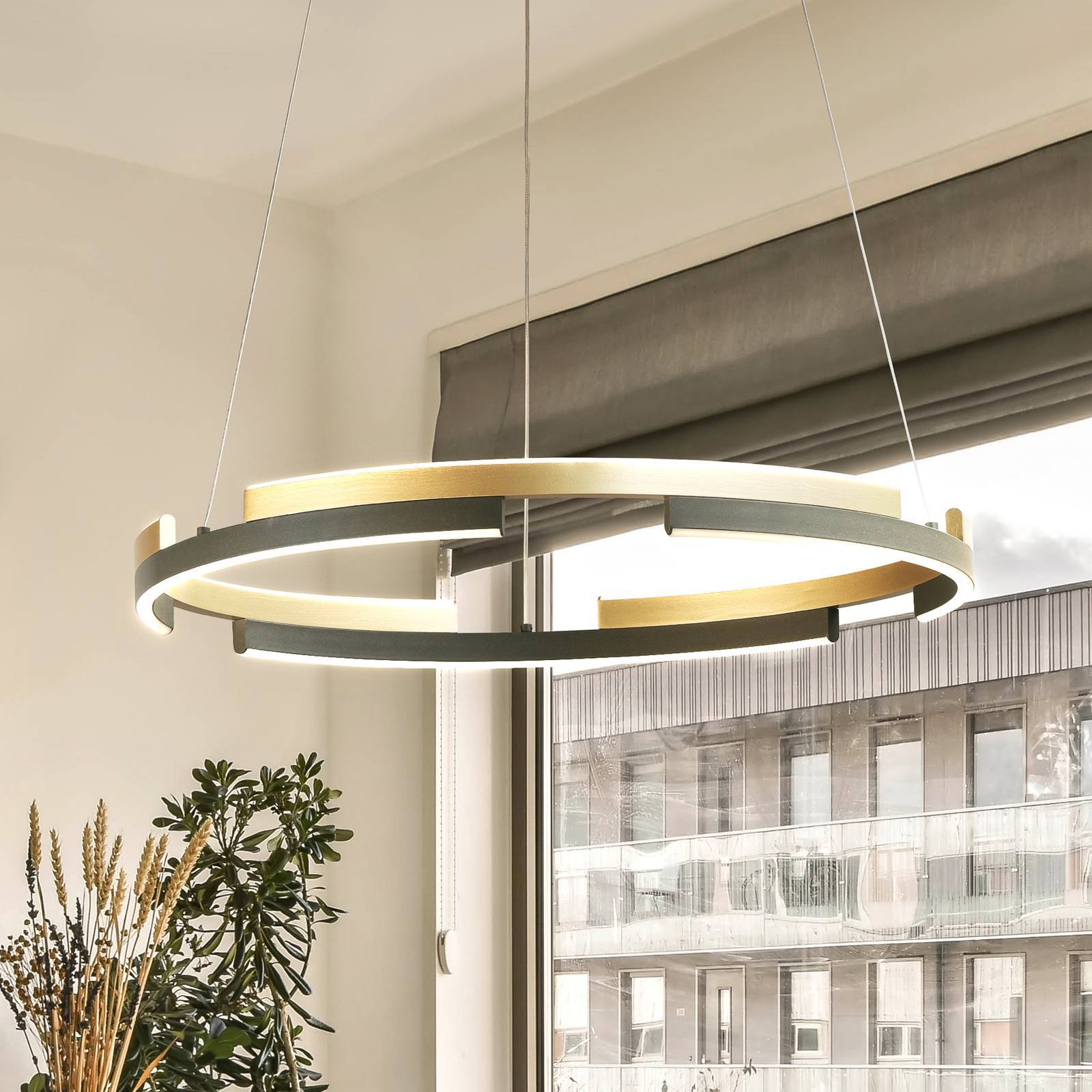 LED Circly Metallo Telecomando