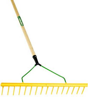 Professional 16-Tooth Landscaping Rake