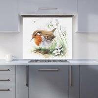 Warren Reed Watercolour Kitchen Splashback W700mm x H650mm Splash Guard