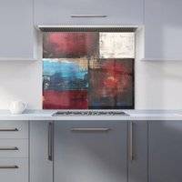 Warren Reed Rustic Harmony In Bold Colours Kitchen Splashback 600mm x 600mm Splash Guard 52cm