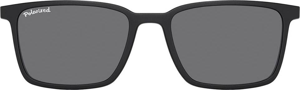 Rectangle Full Rim TR90 Solbriller - Matte Black