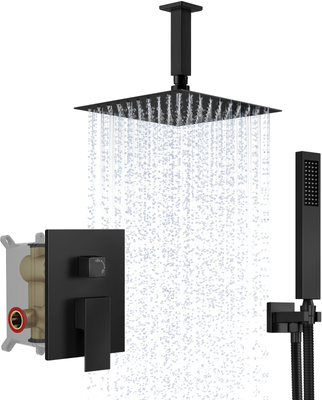 Bathroom shower head set Everstein Rainfall 10 Inch Shower System
