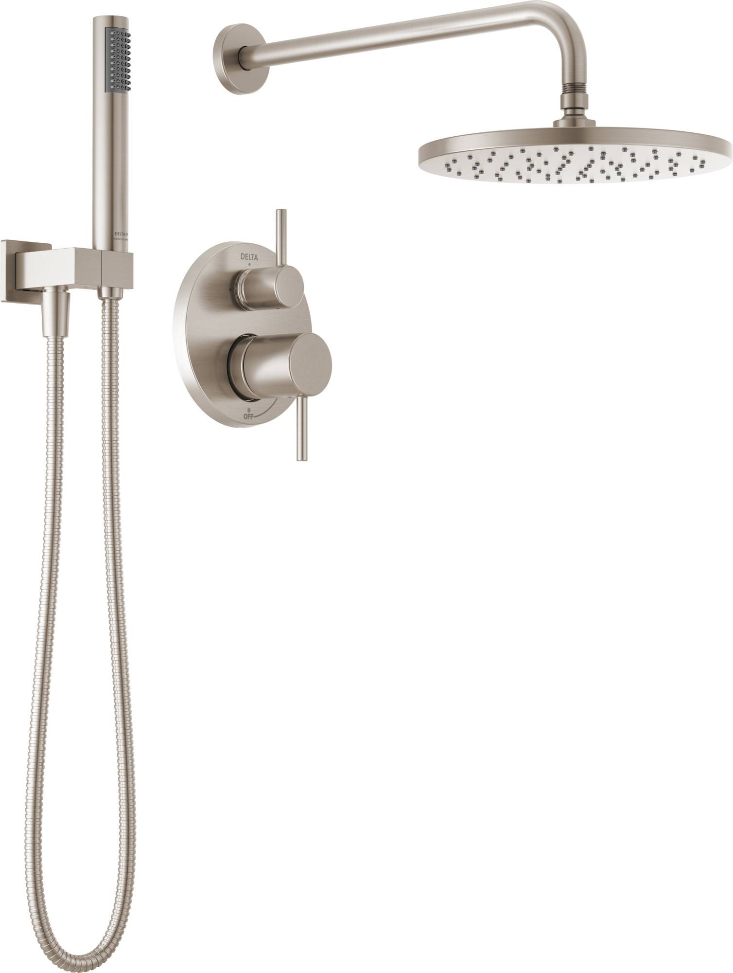 Delta shower valve Delta T342702 Modern Round Shower System