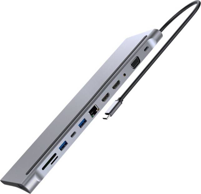 12 In 1 Hub Docking Station Adapter