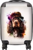Warren Reed English Cocker Spaniel Splashart Suitcase Small