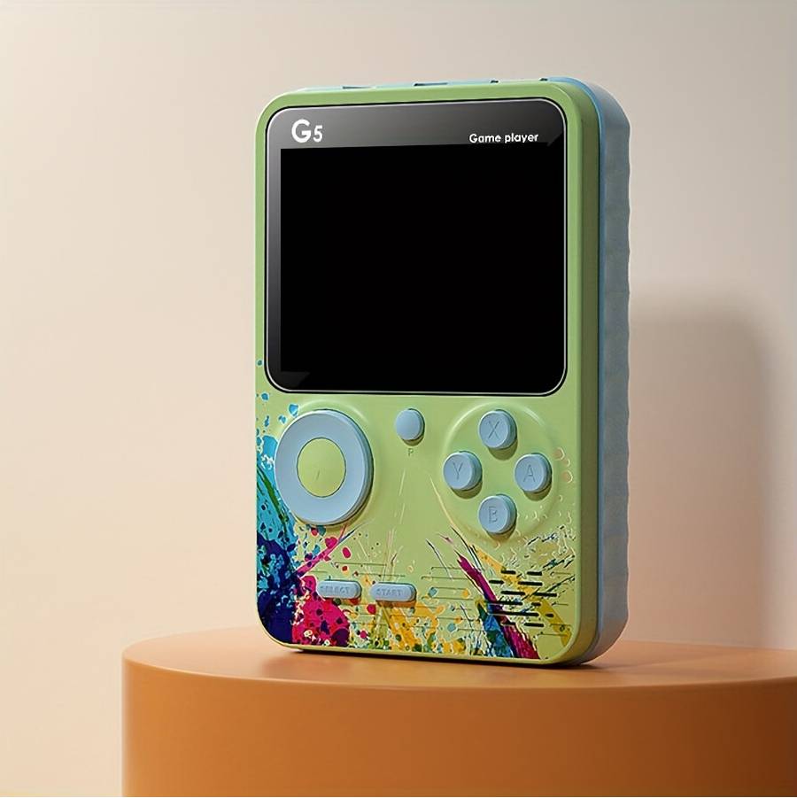 Retro Handheld Game Console Green