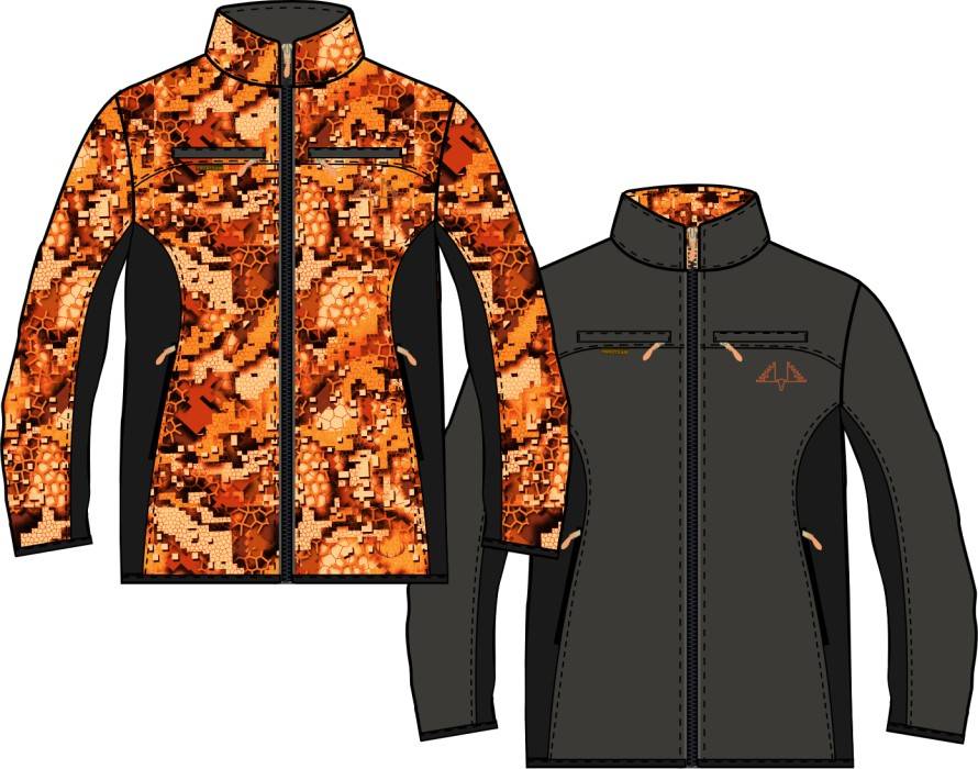 Swedteam Reversible Hunting Jacket Ridge Pro - Rouge