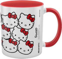 Hello Kitty Many Kittys Inner Two Tone Mug