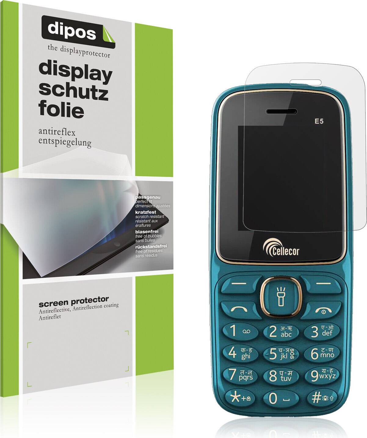 Dipos 4x Screen Protector for Cellecor R2