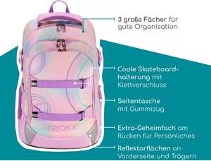 Neoxx Active Pro Ergonomisk Rygsæk - Rosa