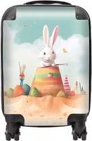 Warren Reed White Rabbit On A Beach Holiday Small