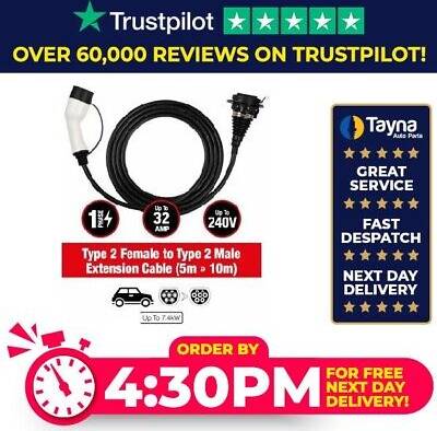 APEC Type 2 Charging Cable 5m Extension