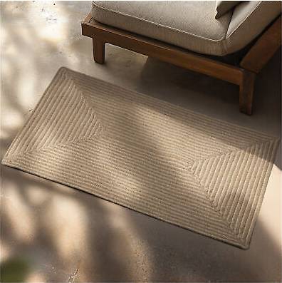 tectake Rug 60 x 90 cm Brown