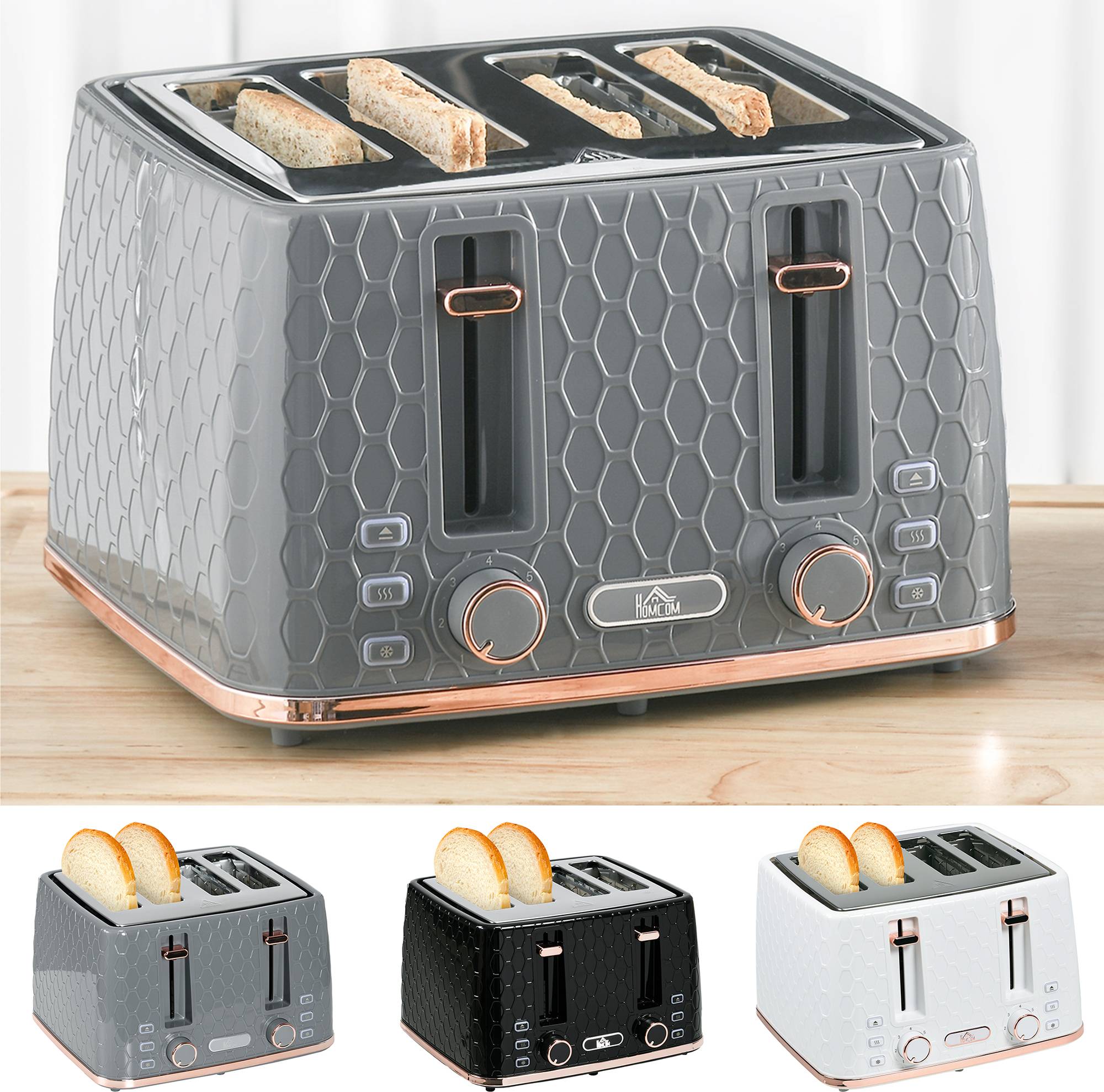 Homcom Four-Slice Toaster