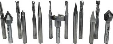 Router bit set Whiteside CNC Deluxe Router Bit Set 14 Piece