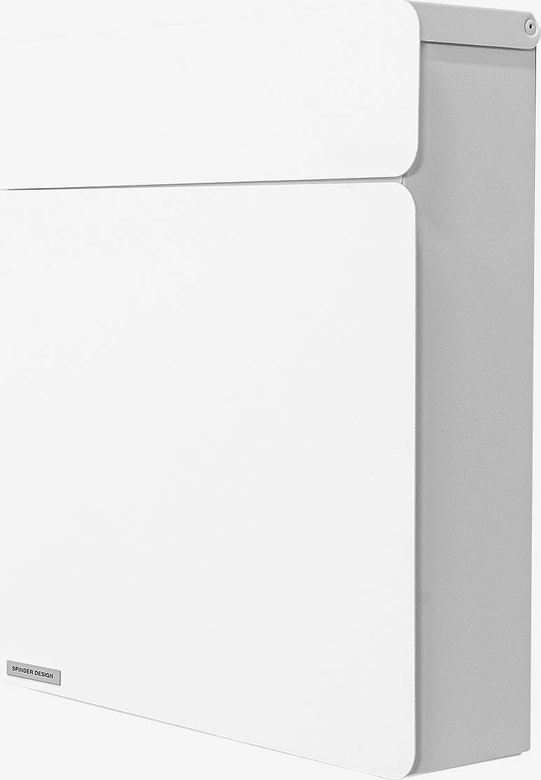 Spinder Design Steel Drop Box White