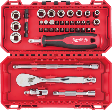 38 Piece 1/4 Driver Socket Set