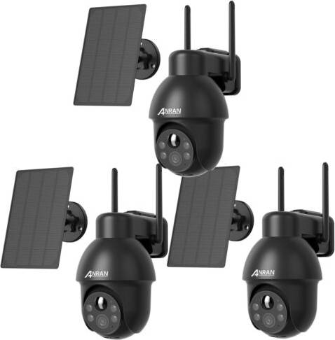 Solar outdoor security camera Anran Outdoor Wireless Solar Security Camera