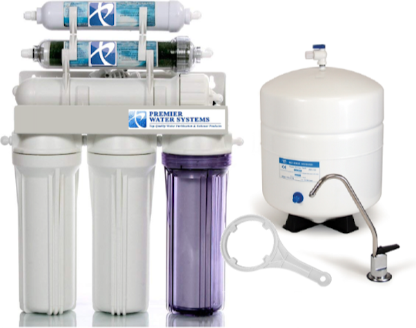 Reverse osmosis water filter system Premier Dual Outlet Reverse Osmosis Water Filter System
