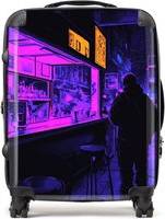Warren Reed Suitcase Purple Large