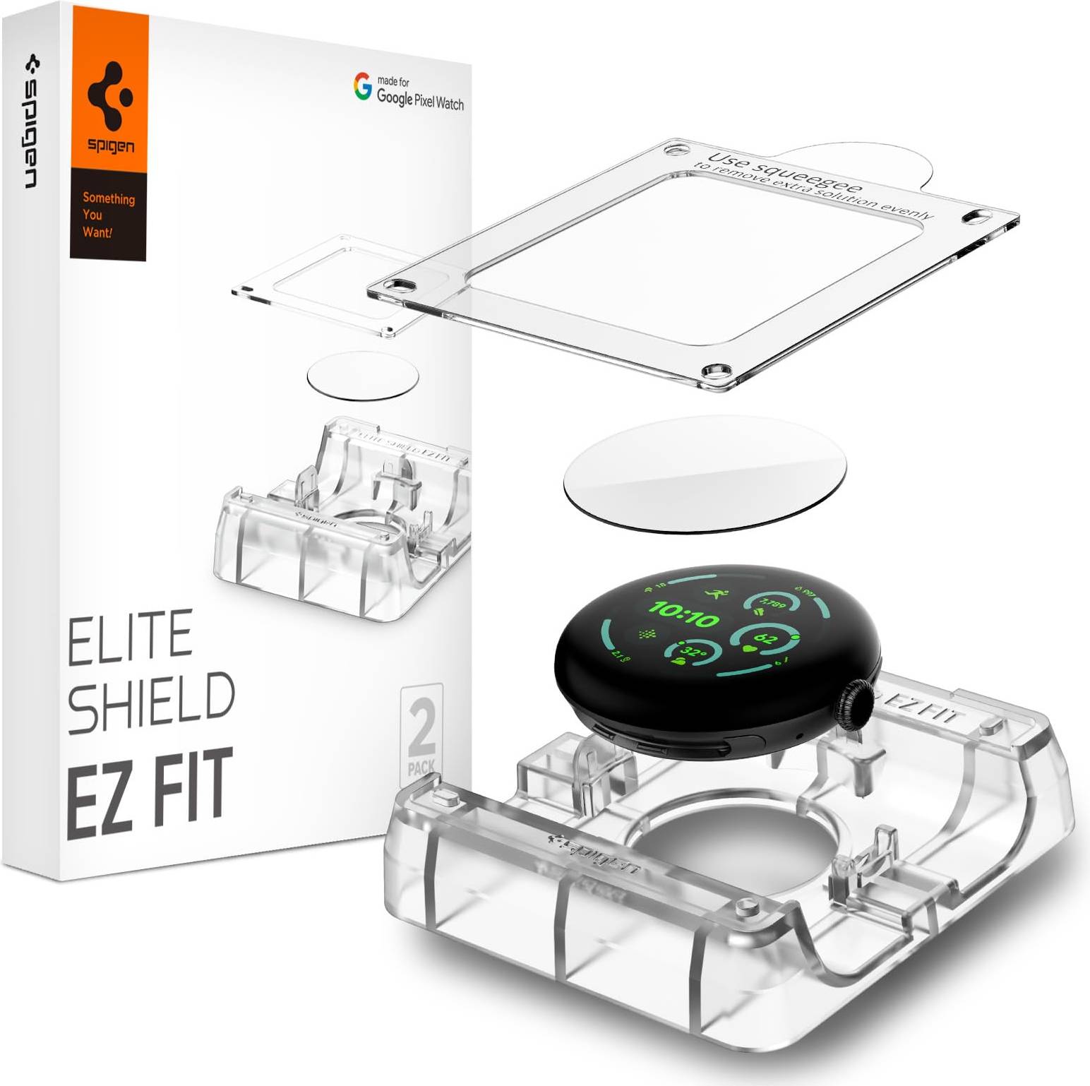 Google pixel watch 4 Spigen Pixel Watch Screen Protector 2 Pack