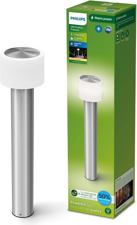 Philips LED Utomhusmarkbelysning LED 4.3 W Rostfritt Stål Pollare