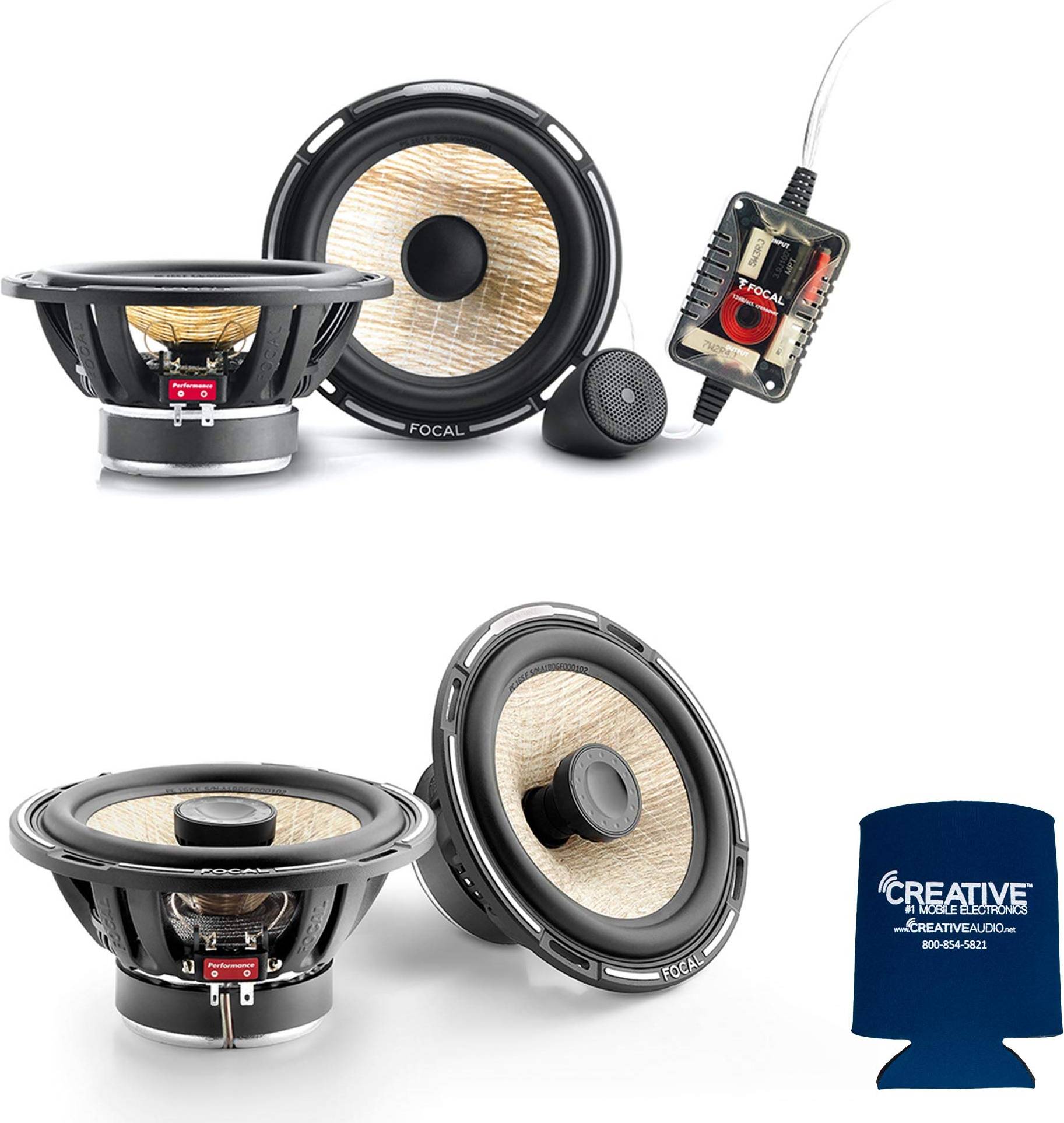 6.5 component speakers Focal PS165F Flax 6.5 Inch Component Kit