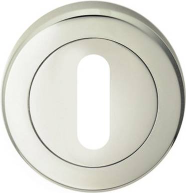Loops Screwless Round Standard Lock Key Plate 51mm