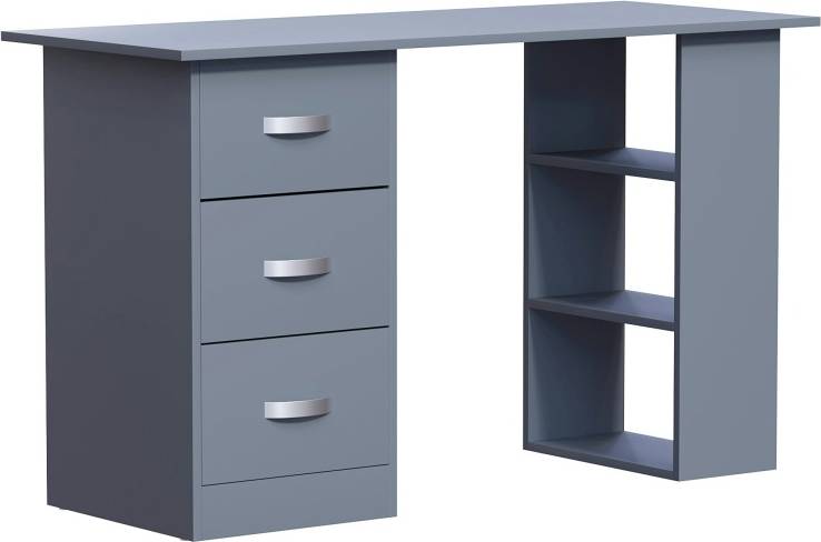 Vida Designs Mason Computer Grey Writing Desk