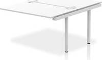 Impulse Bench B2B Ext Kit 1200 Silver Frame Writing Desk