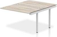 Impulse Bench B2B Ext Kit 1200 Silver Frame Writing Desk