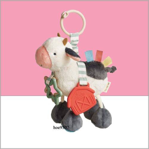 Itzy Ritzy Cow Plush Multicolor