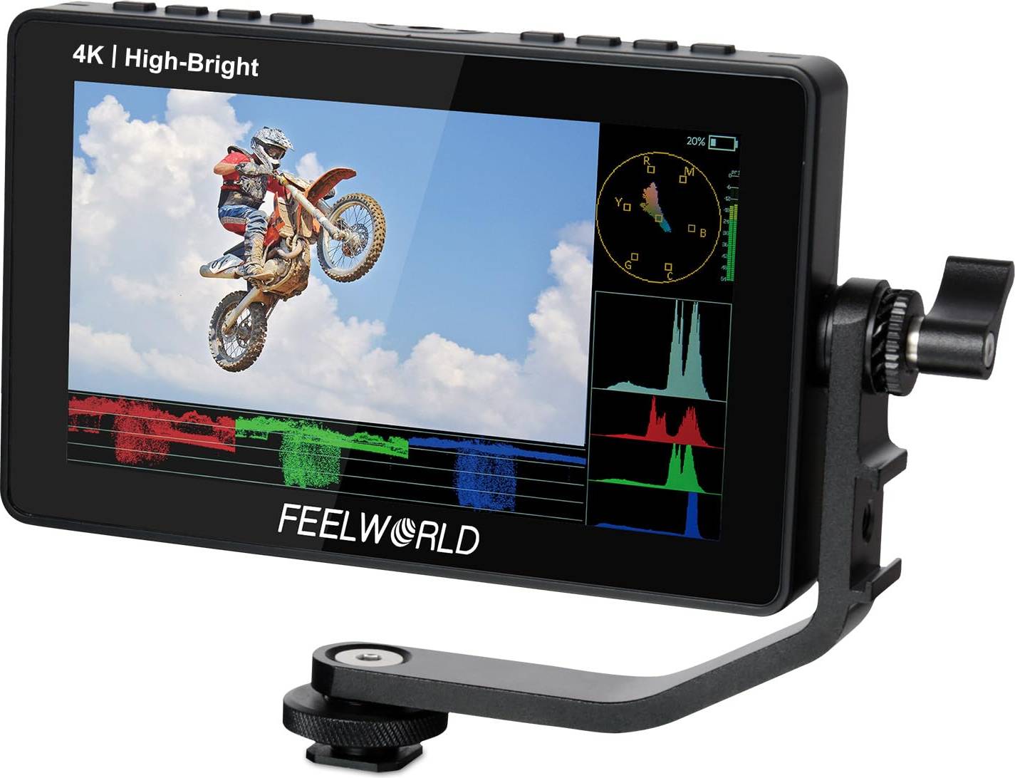 Feelworld F5 Prox 5.5 Inch 1600nit DSLR Camera Field Kit