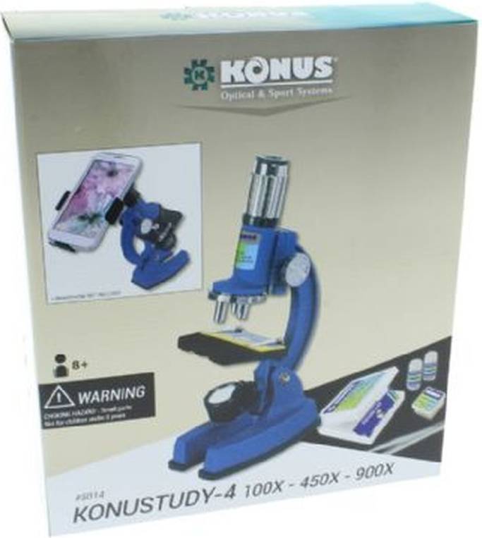 Konustudy-4 Microscope With Smartphone Adapter