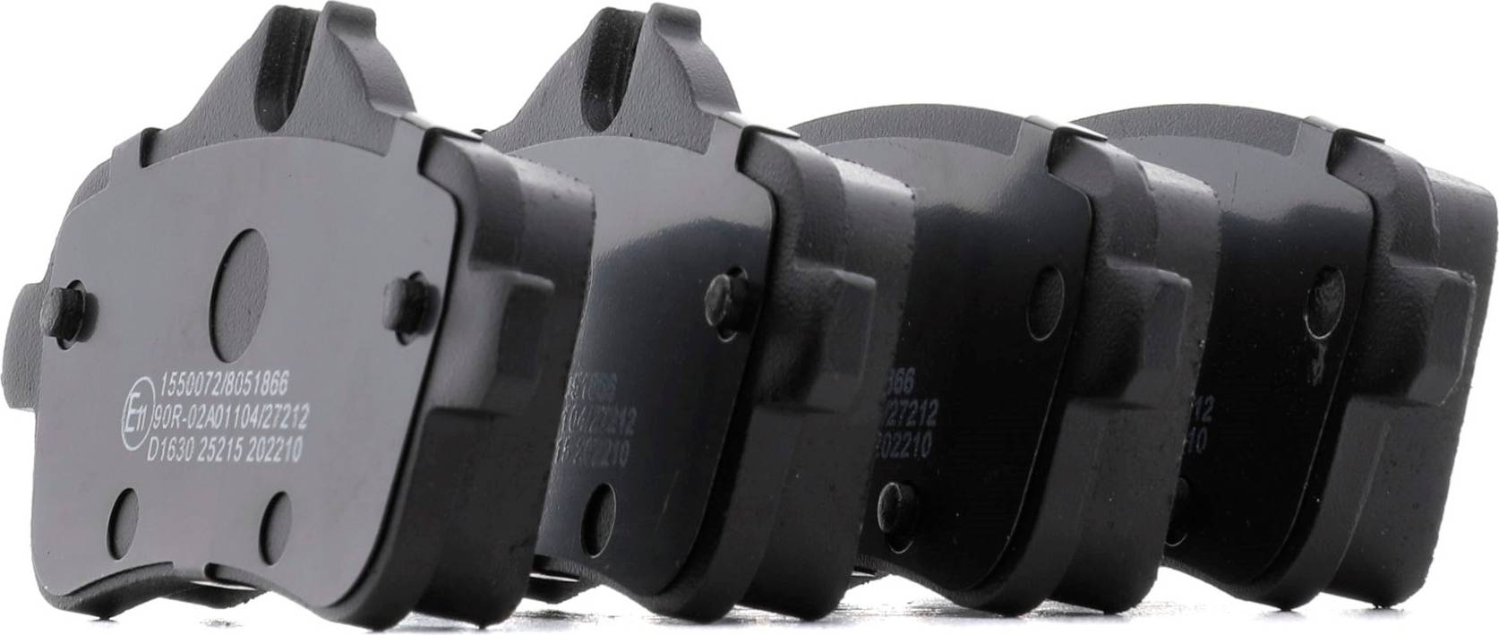 Ridex Brake Pad Set Rear Axle With Wear Warning Contact