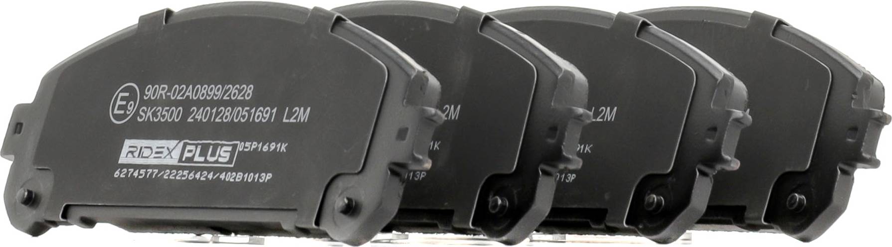 Ridex Plus Brake Pad Set Front Axle