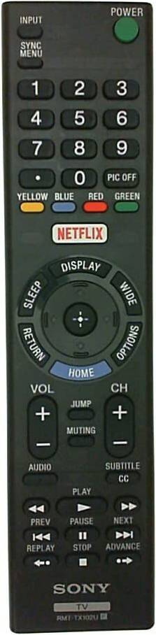 Tv remote control Sony RMT-TX102U TV Remote Control