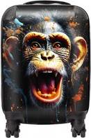 Warren Reed Monkey Face Splashart Suitcase Small