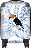 Warren Reed Tropical Toucan Suitcase Blue Small