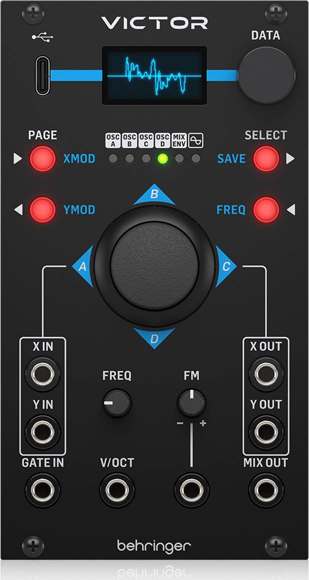 Eurorack Behringer VICTOR Quad Vector Morphing Oscillator Module for Eurorack
