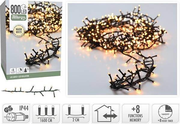 LED Micro Cluster 16 m 800 LED