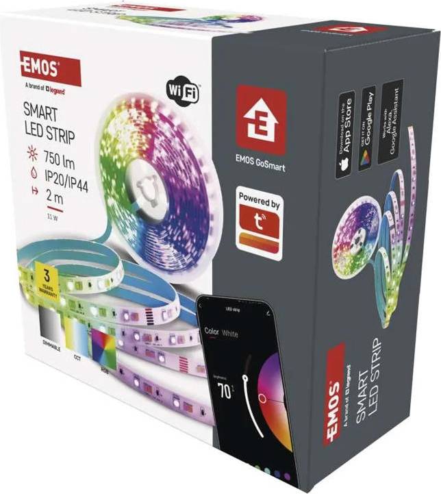 EMOS 2m RGB/CCT LED bånd