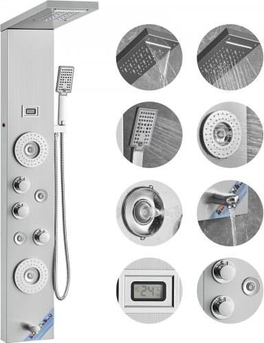 VEVOR Shower Panel System 6 Modes LED Display