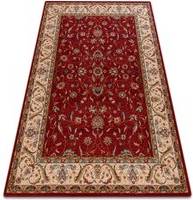 RUGSX Wool Omega Rug 100cm x 150cm Red